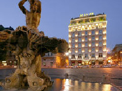 The Bernini Bristol Hotel in Rome, Italy