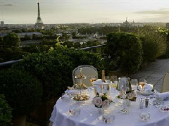 View from the legendary Le Meurice