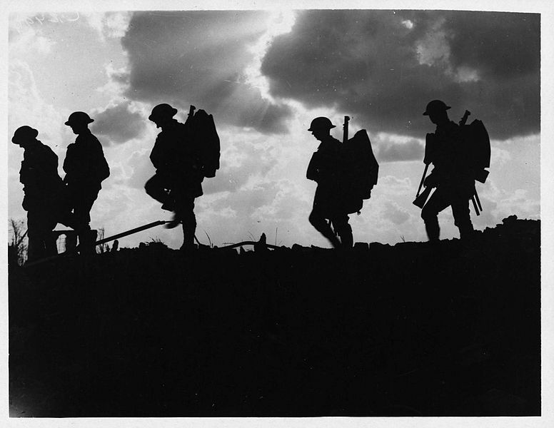 Iconic WWI photograph by Ernest Brooks