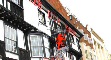 The Red Lion Hotel in Colchester, Exterior