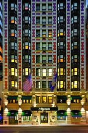 The famous Algonquin Hotel, NY