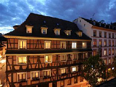 The beautiful Hotel de l'Europe in Strasbourg, France